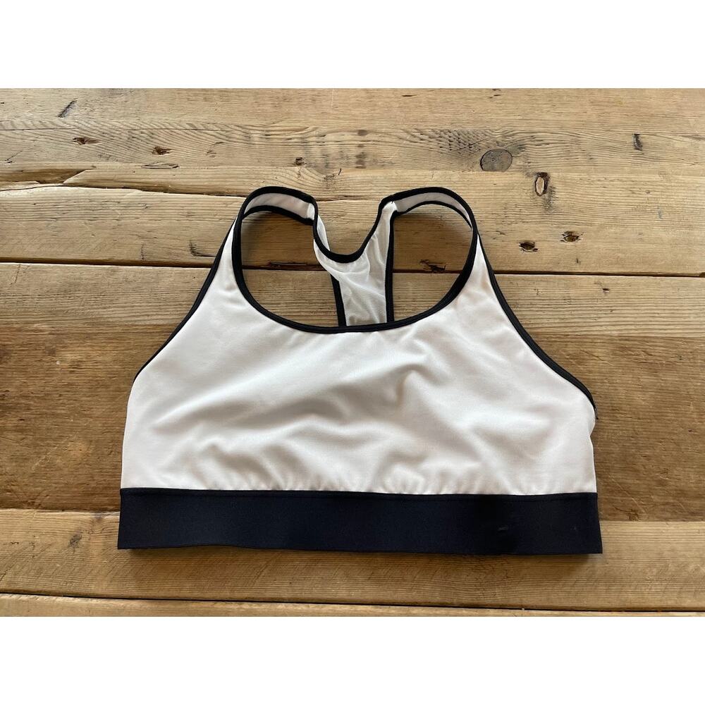 VSX Victoria's Secret White SMALL Player Retro Sport Bra VS
